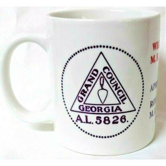 🏛️ Masonic Mug 1997 Shriners Georgia ☕ Freemason Gift - Picture 4 of 9